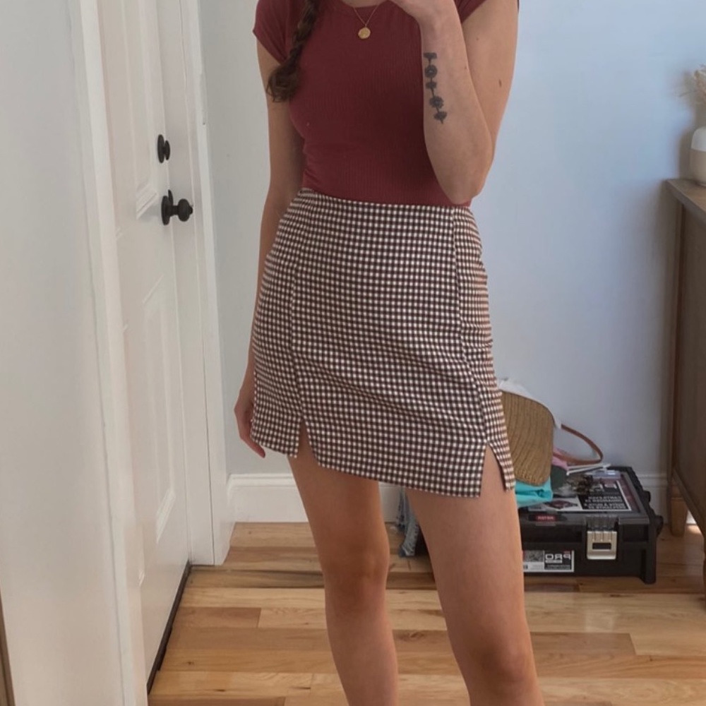 Plaid skirt